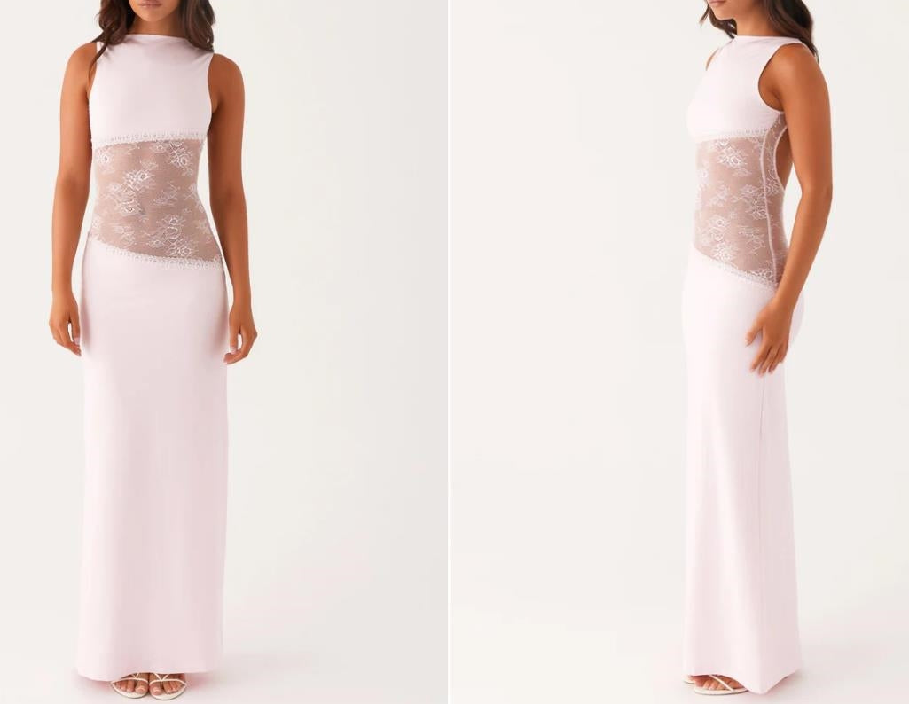 ISADORA™ Nocturne - Robe Longue en Dentelle & Fines Bretelles | L'Élégance Fatale