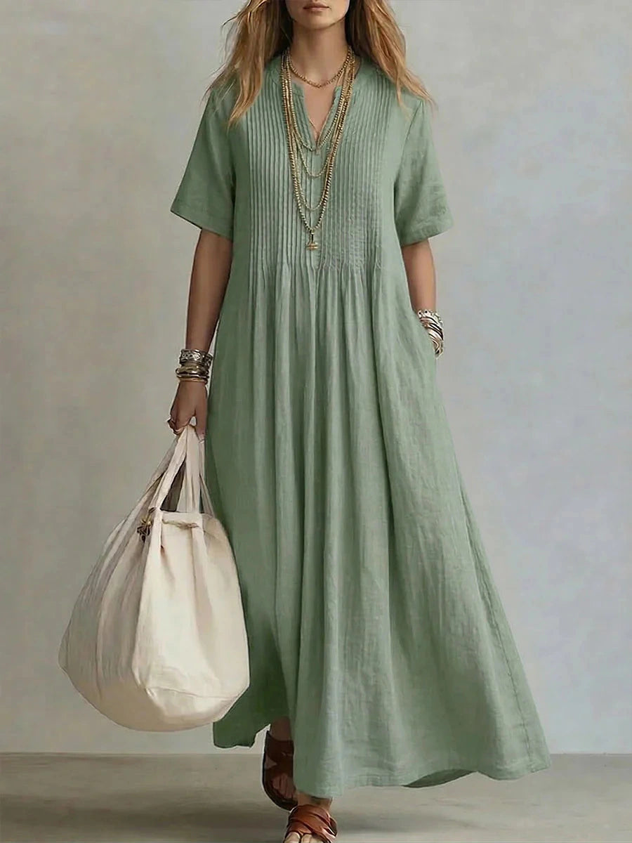 Robe Longue Plissée