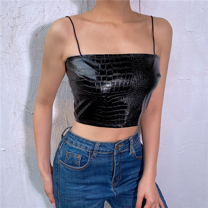 NERA™ Croco  Gilet Corset Crocodile