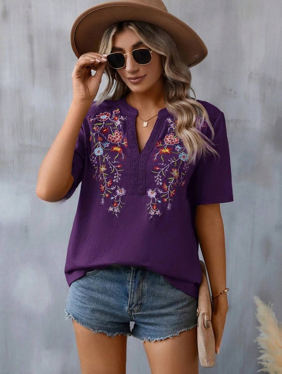 NERA™ Fleur Top Broderie Chic