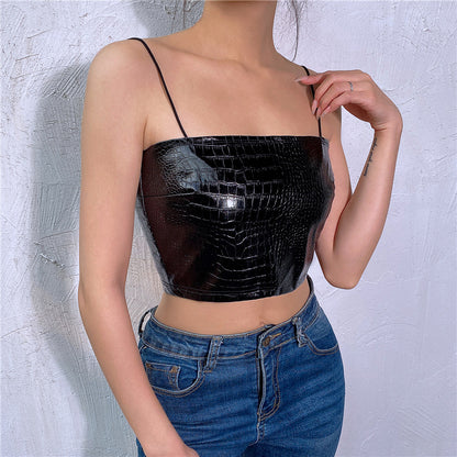 NERA™ Croco  Gilet Corset Crocodile