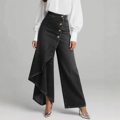 LUXORIA™ Atlas – Pantalon Large Plissé en Tissu Épais : L'Icône Streetwear Chic