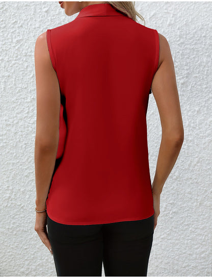 NERA™ Elina Chemisier Sans Manches Col en V
