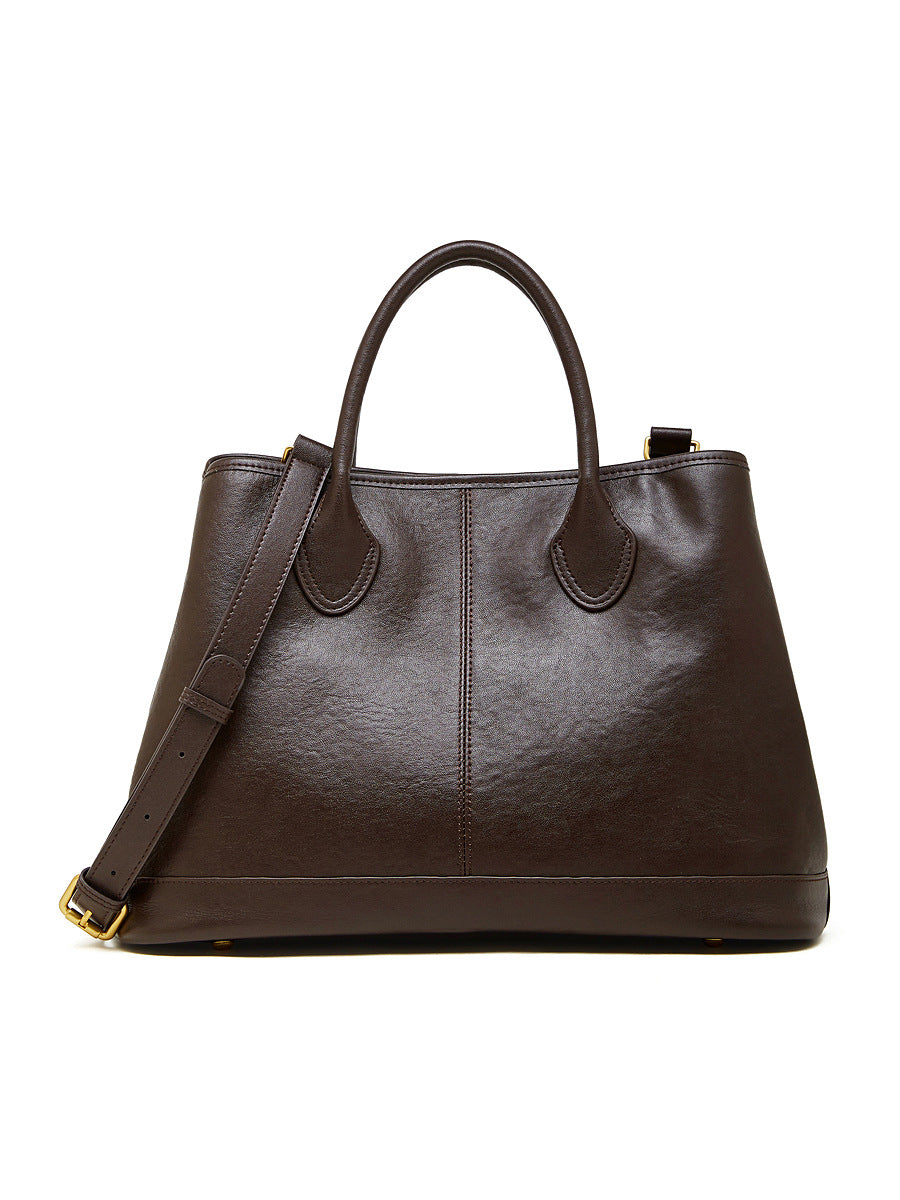 Charlox™ Essenza Sac Cabas en Cuir Pleine Fleur