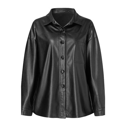VESPER™ Cipher Veste Biker Ample en Cuir