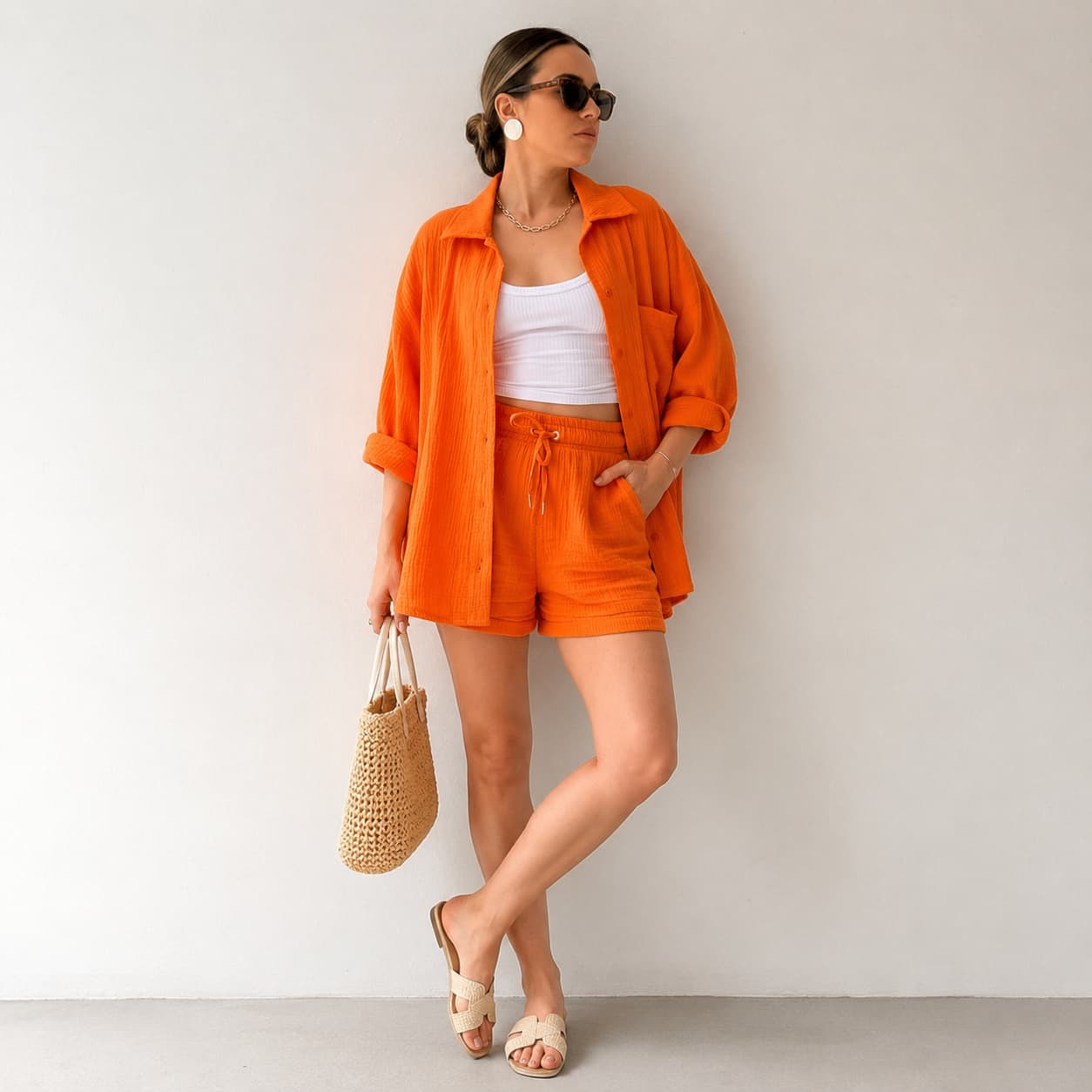 Ensemble Femme Chemise & Short
