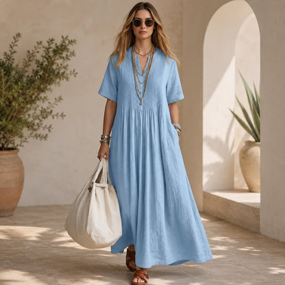Robe Longue Plissée