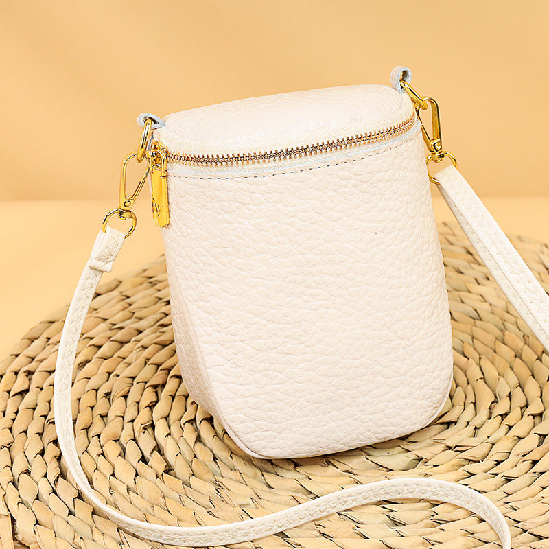 Charlox™ Luna Mini Sac en Cuir Téléphone Chic