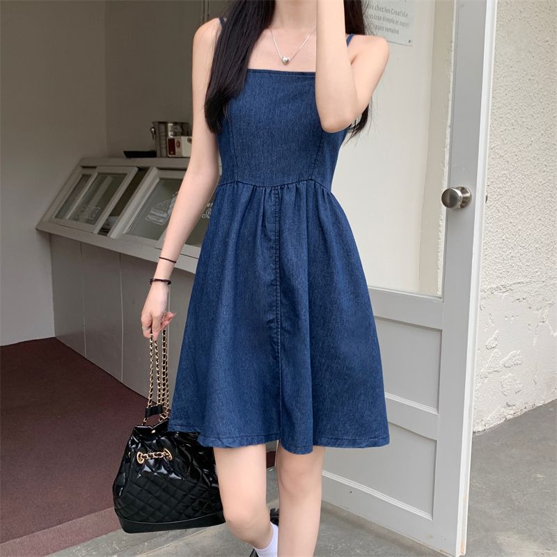 LUXORIA™ Jupe Denim Parisienne