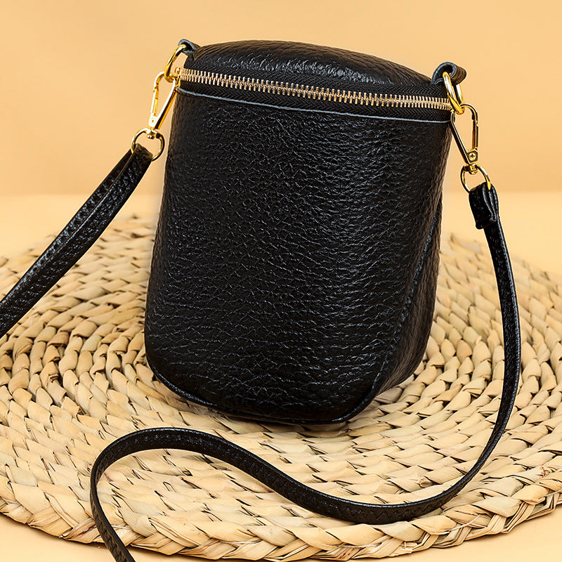 Charlox™ Luna Mini Sac en Cuir Téléphone Chic