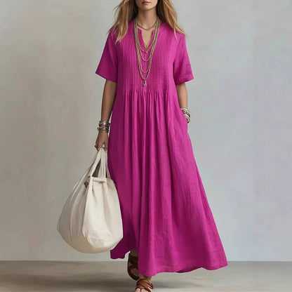 Robe Longue Plissée