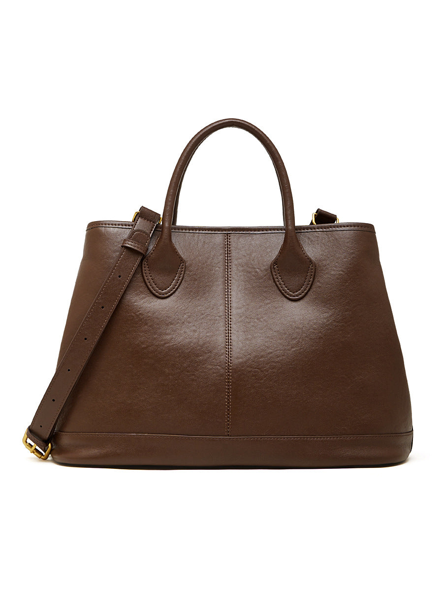 Charlox™ Essenza Sac Cabas en Cuir Pleine Fleur