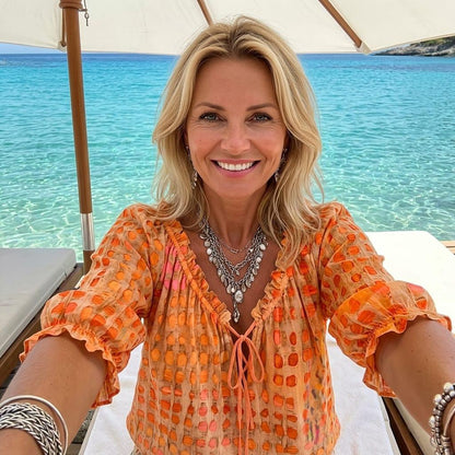 Chemise Bohème à Pois