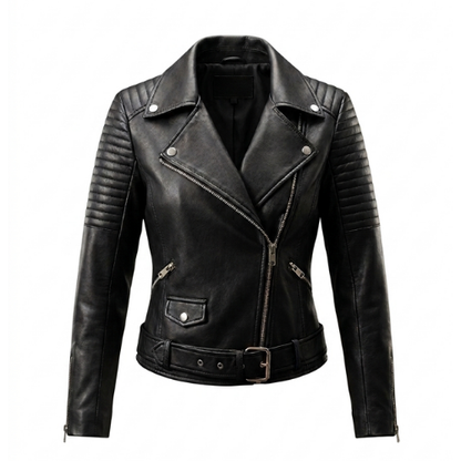 VESPER™ Rebel  Veste Motard PU Rock Chic