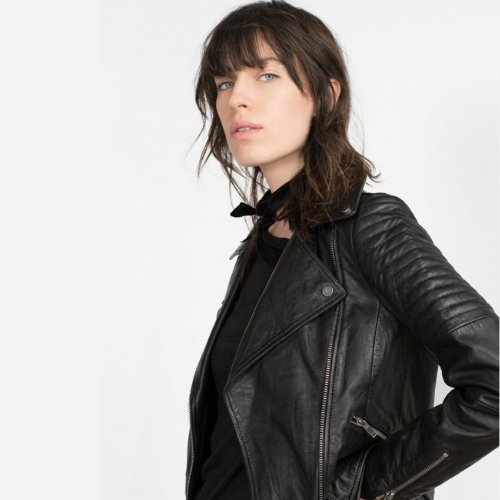 VESPER™ Rebel  Veste Motard PU Rock Chic