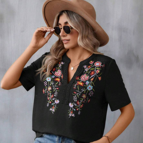 NERA™ Fleur Top Broderie Chic