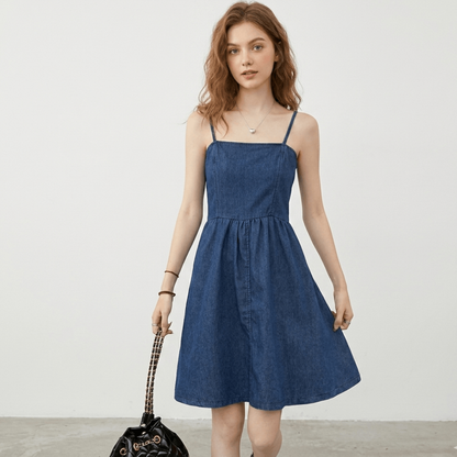 LUXORIA™ Jupe Denim Parisienne