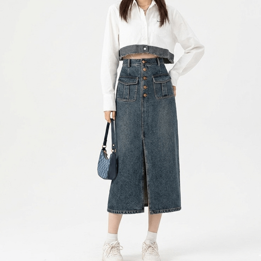 LUXORIA™ Zelora Jupe Jean
