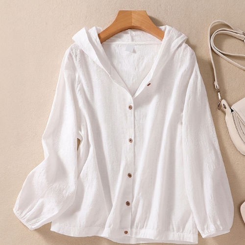 NERA™ Nomade - Chemise à Capuche en Lin & Coton | Cardigan Ample & Respirant